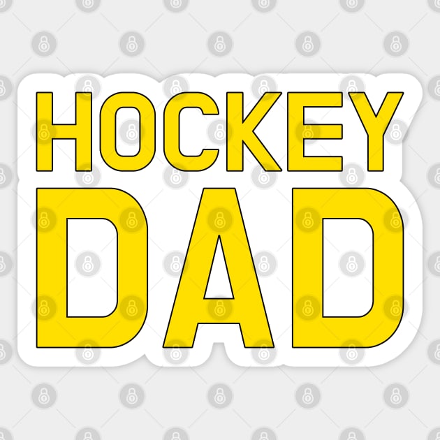 HOCKEY DAD Sticker by HOCKEYBUBBLE